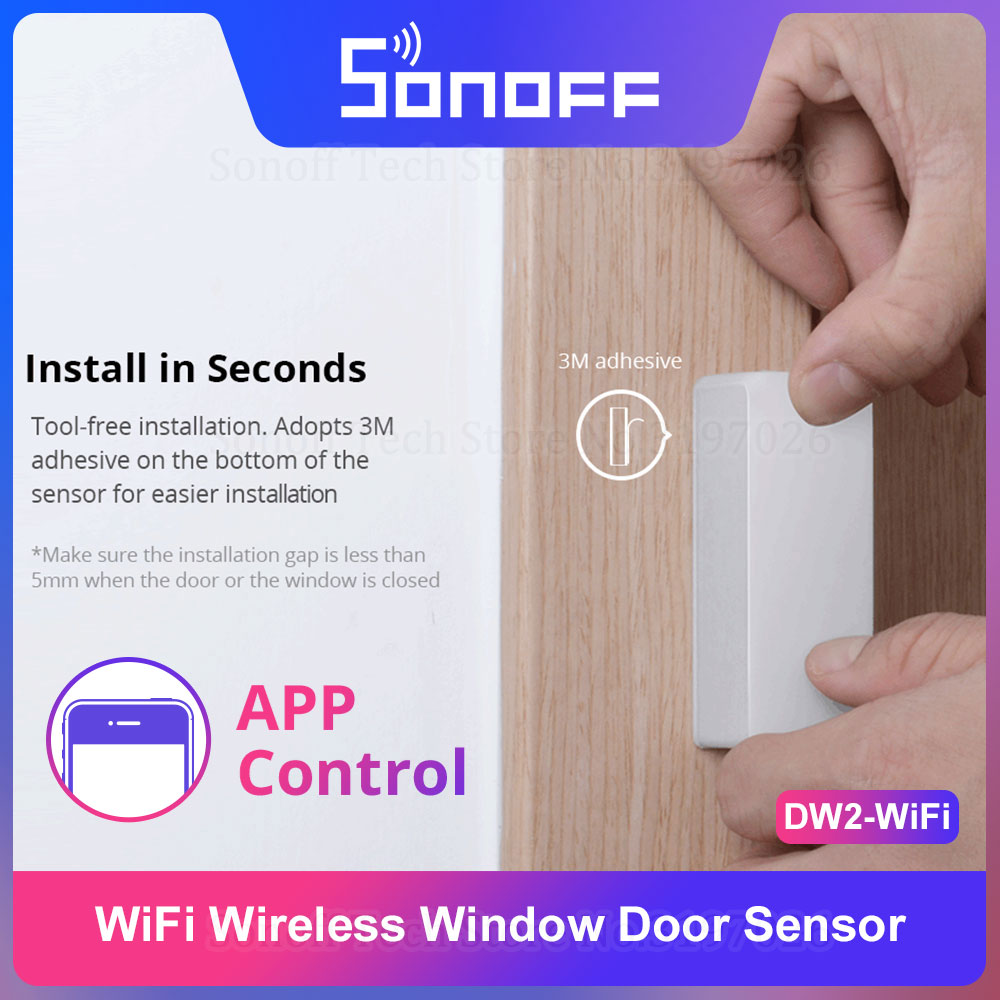 Sonoff DW2-WiFi Không Dây Cửa/ - đánh giá và giá Sonoff