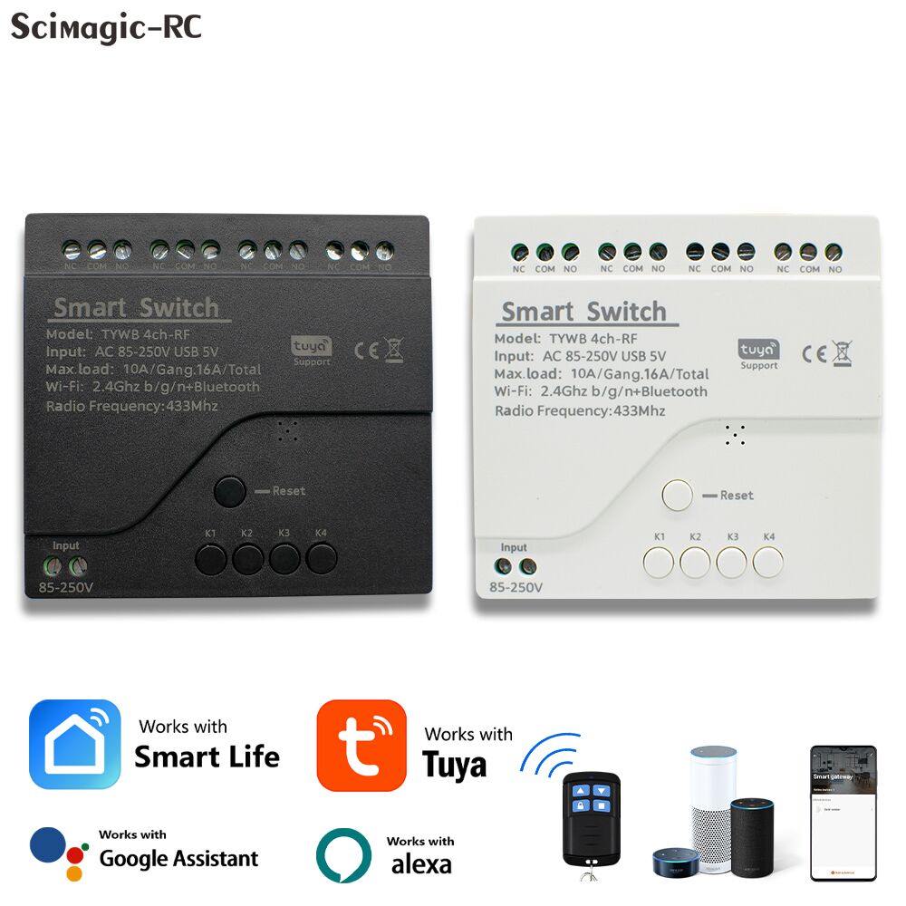 4CH Tuya Smart Wifi Switch Mod - đánh giá và giá Tuya 4 Channel