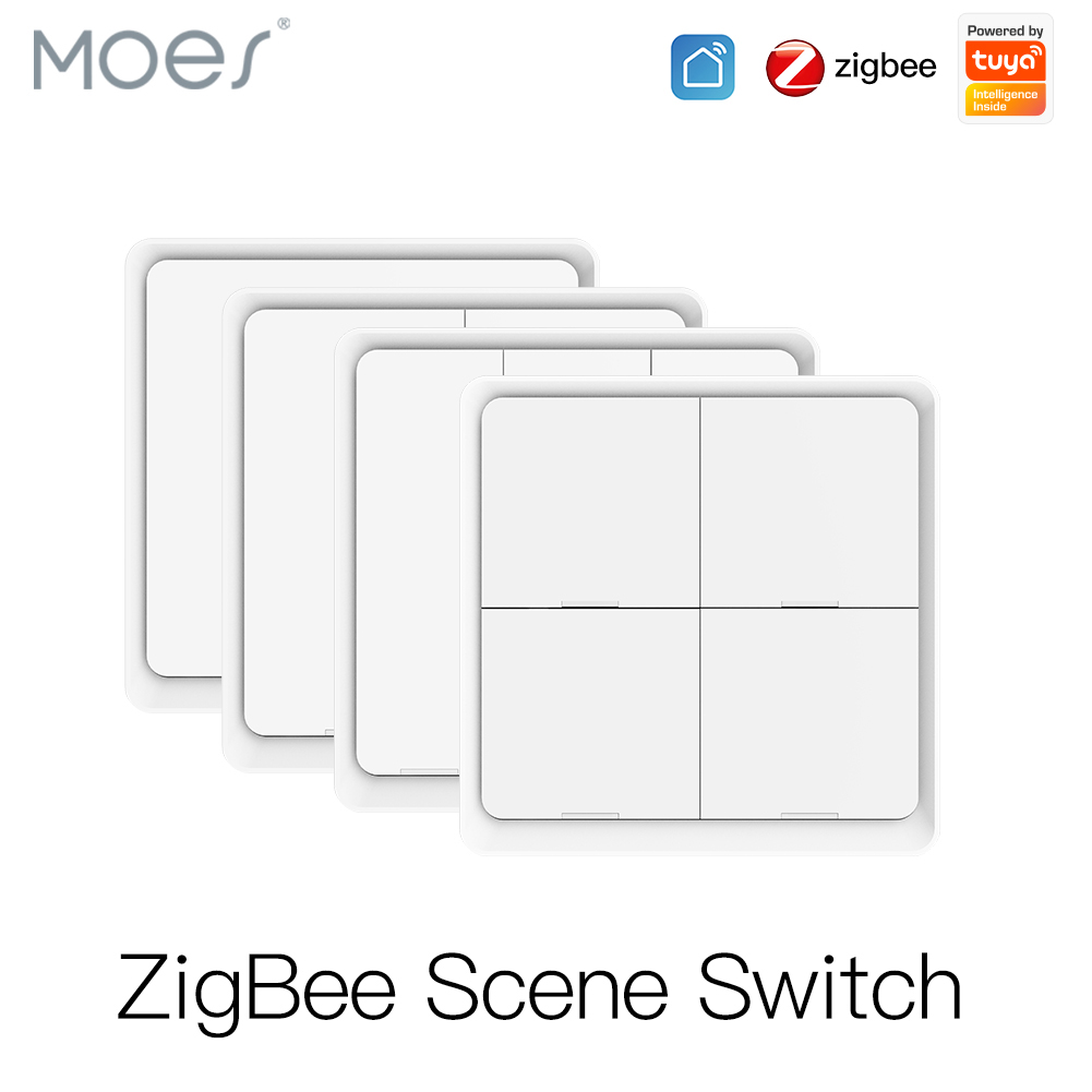 MOES 4 Gang Tuya ZigBee Wirele - đánh giá và giá Sonoff Basic