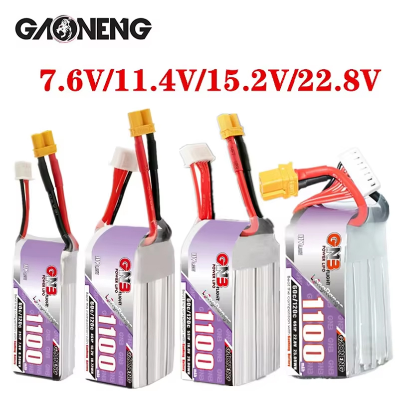 GNB 1100mAh 2S 3S 4S 6S 60C/12 - đánh giá và giá Shelly Plug