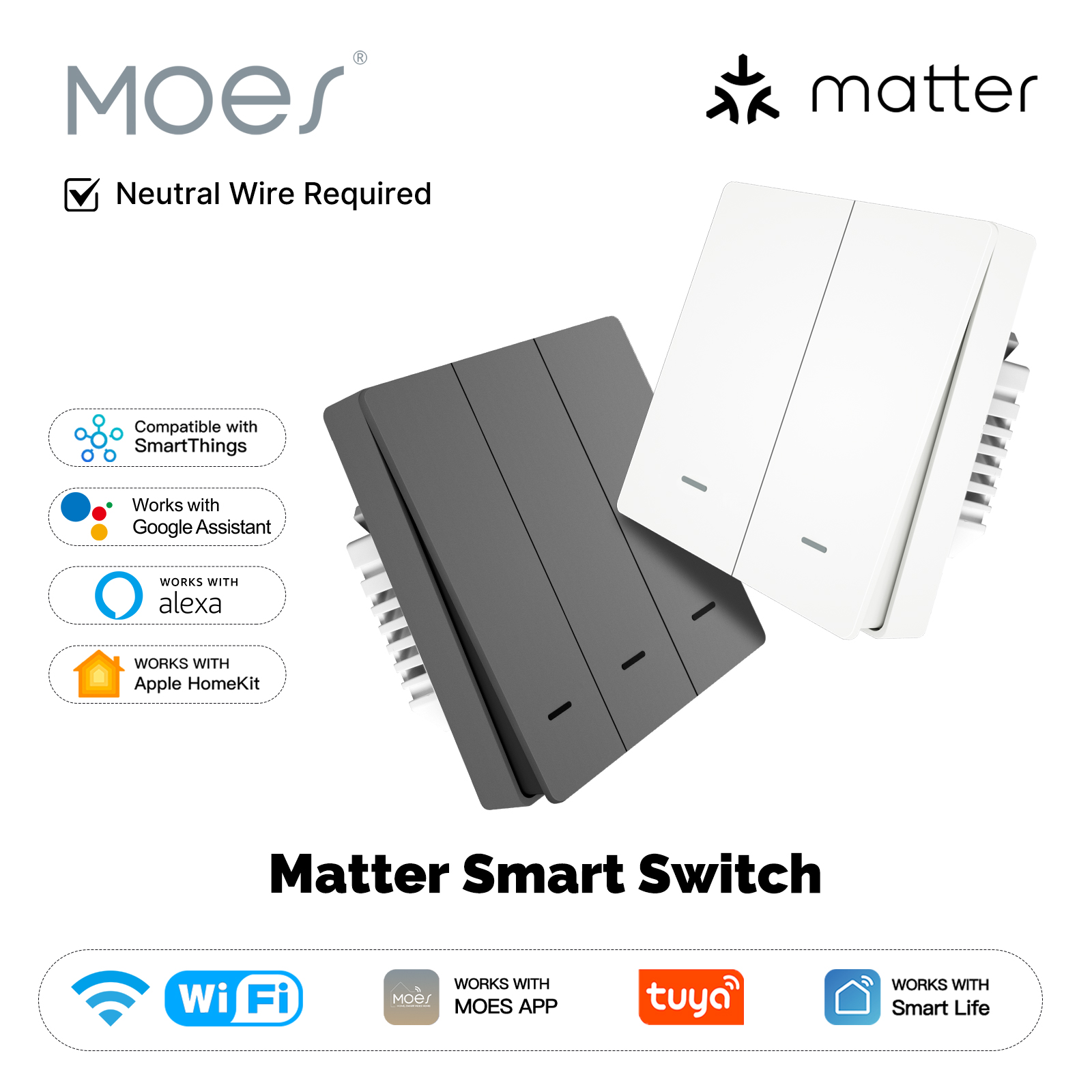 MOES Matter Tuya WiFi Smart Li - đánh giá và giá Smart Relay Tuya